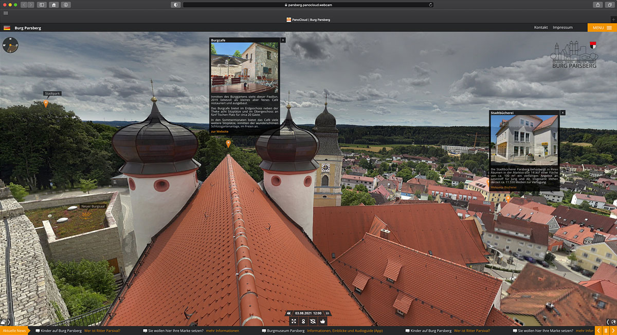 Parsberg Panorama Webcam